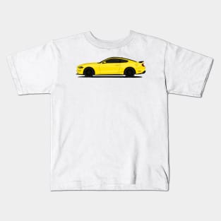 MUSTANG GT YELLOW Kids T-Shirt